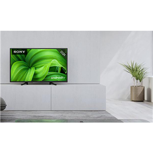 Sony W800, 32'', HD, LED LCD, Smart TV, боковые ножки, черный - Телевизор