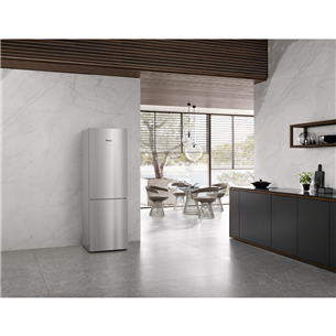 Miele, ComfortFrost, 308 L, 186 cm, nerūsējošā tērauda - Ledusskapis