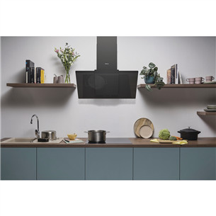 Hisense, 650 m³/h, platums 90 cm, melna - Tvaika nosūcējs