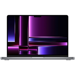 Apple MacBook Pro 14 (2023), M2 Pro 10C/16C, 16 GB, 512 GB, ENG, tumši pelēka - Portatīvais dators MPHE3ZE/A