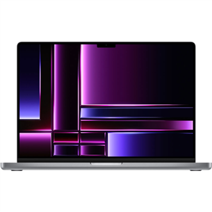 Apple MacBook Pro 16 (2023), M2 Pro 12C/19C, 16 GB, 512 GB, ENG, tumši pelēka - Portatīvais dators