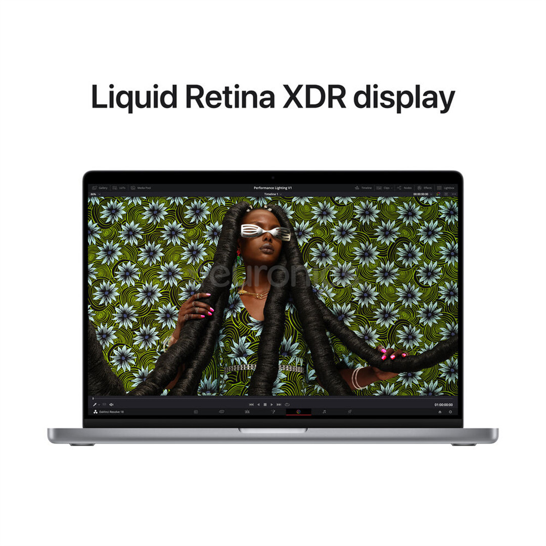 Apple MacBook Pro 16 (2023), M2 Pro 12C/19C, 16 GB, 512 GB, ENG, tumši pelēka - Portatīvais dators