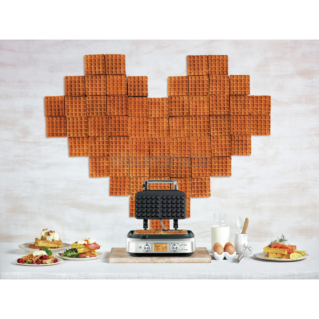 Sage the Smart Waffle, 1000 W, nerūsējošā tērauda - Vafeļu panna