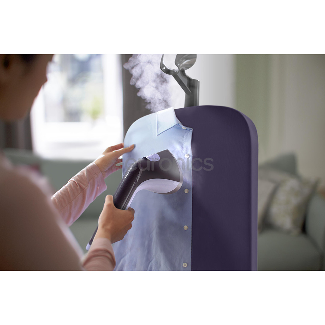Philips Stand Steamer 3000, XL StyleBoard, violeta - Tvaika gludināšanas sistēma