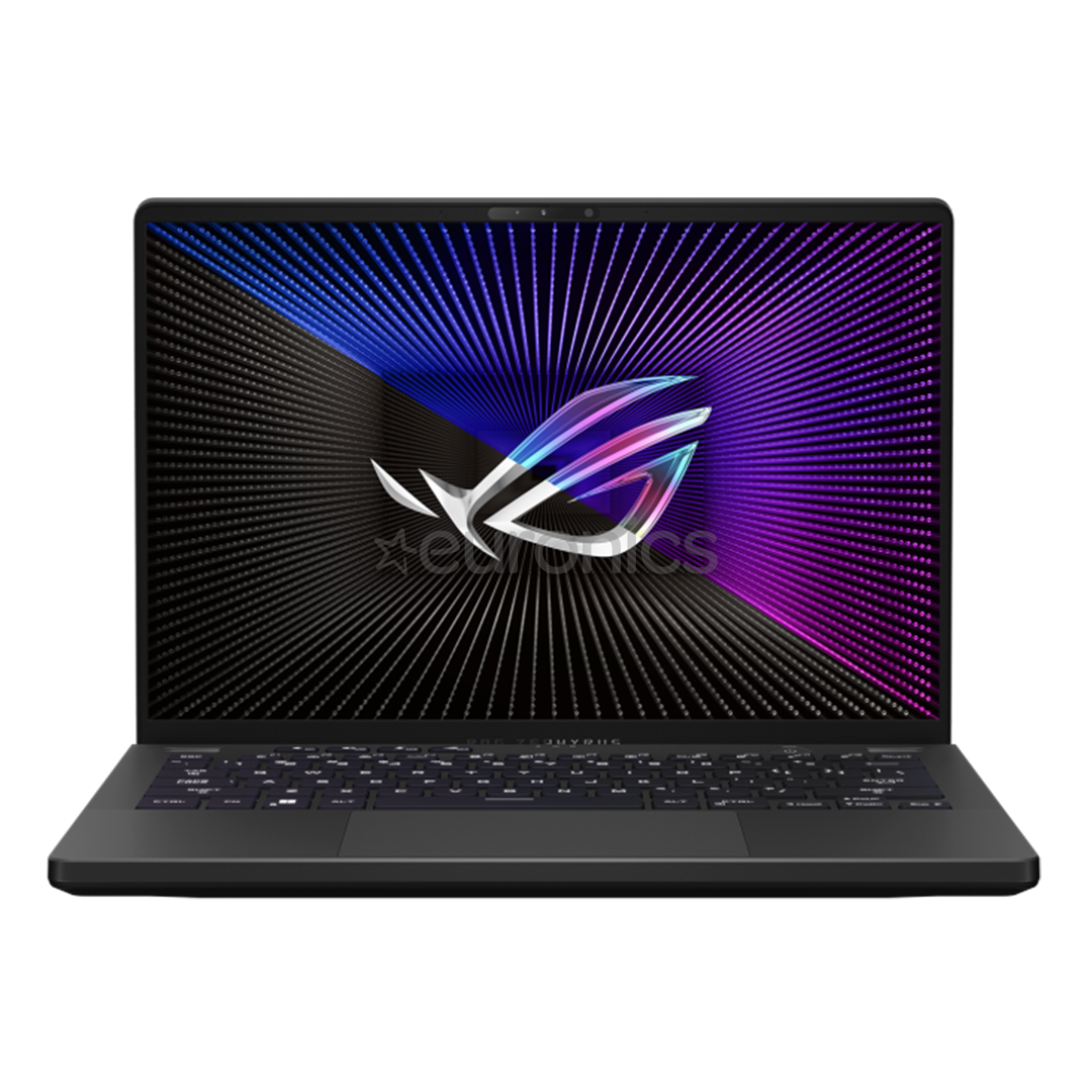 Asus ROG Zephyrus G14 (2022), 14'', WQXGA, 120 Hz, Ryzen 9, 16 GB, 1 TB, RX6700S, tumši pelēka - Portatīvais dators
