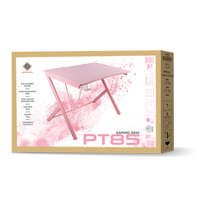 Deltaco Gaming PT85, розовый - Стол