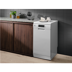 Electrolux 300 Slim, 9 комплектов посуды, белый - Отдельностоящая посудомоечная машина