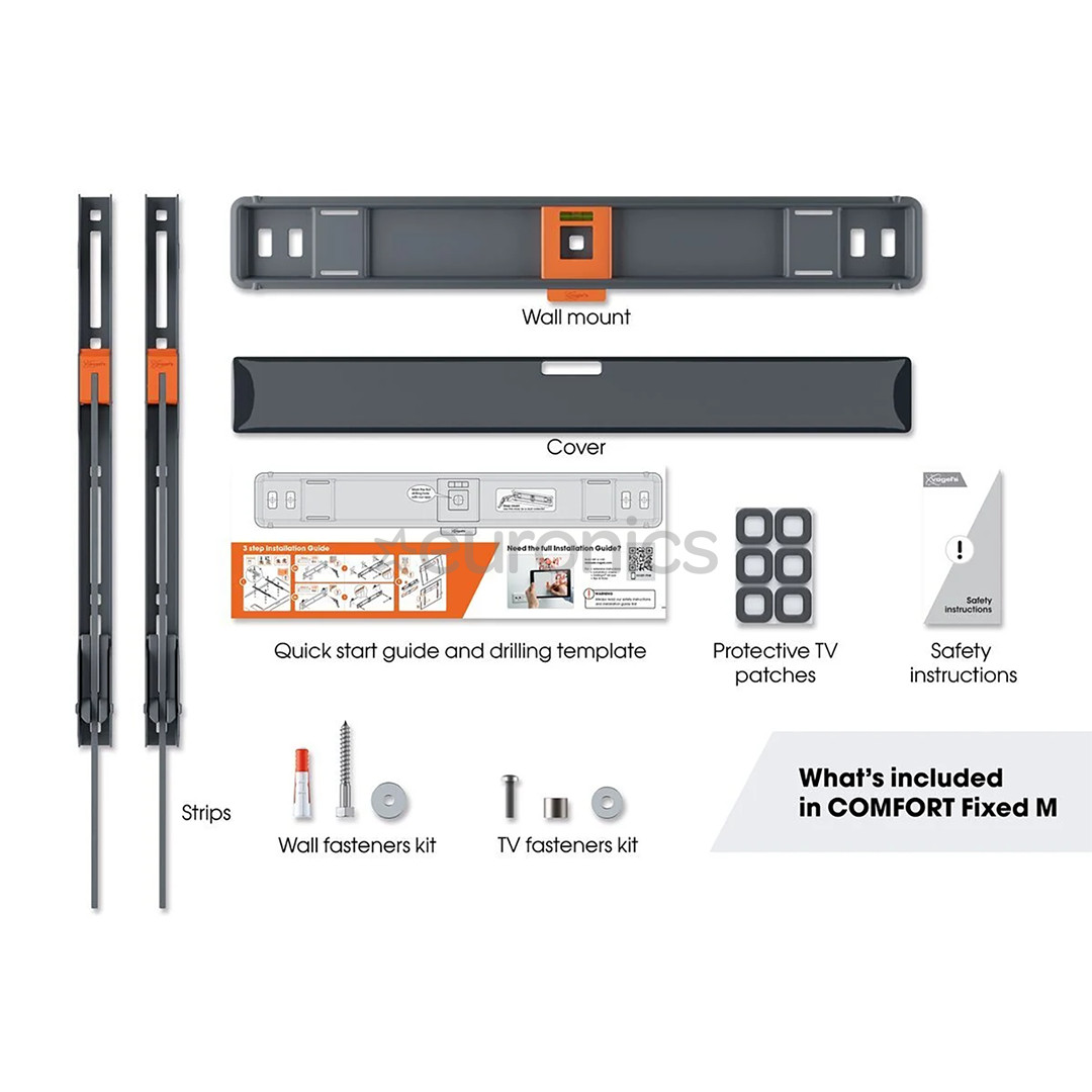 Vogel's TVM 3403 Fixed, 32''-77'', черный - Фиксированное настенное крепление для телевизора