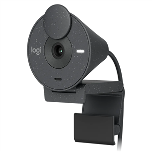 Logitech Brio 300, FHD, black - Webcam 960-001436