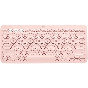 Logitech K380 Mac, US, rozā - Bezvadu klaviatūra
