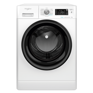 Whirlpool, 8 kg, dziļums 63 cm, 1400 apgr/min., balta - Veļas mazgājamā mašīna ar priekšējo ielādi FFB8469BVEE