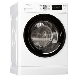 Whirlpool, 8 kg, dziļums 63 cm, 1400 apgr/min., balta - Veļas mazgājamā mašīna ar priekšējo ielādi