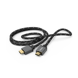 Hama Ultra High Speed, 8K, gold plated, 2 m, black/gray - Cable
