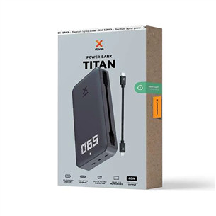 Xtorm Titan, 24 000 mAh, 60 W, black - Power bank