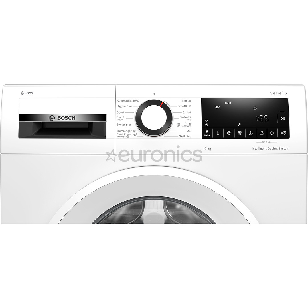 Bosch Series 6, 10 кг, 1400 об/мин, глубина 58,8 см - Стиральная машина с передней загрузкой