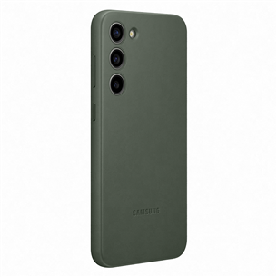 Samsung Galaxy S23+ Leather Case, āda, zaļa - Apvalks viedtālrunim