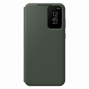 Samsung Galaxy S23+ Smart View Wallet Case, zaļa - Apvalks viedtālrunim