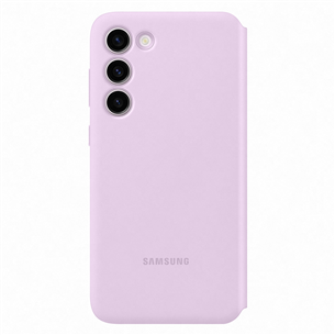 Samsung Galaxy S23+ Smart View Wallet Case, lillā - Apvalks viedtālrunim