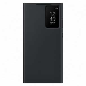 Samsung Galaxy S23 Ultra Smart View Wallet Case, melna - Apvalks viedtālrunim EF-ZS918CBEGWW