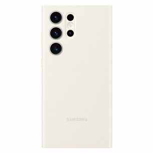 Samsung Galaxy S23 Ultra Smart View Wallet Case, bēša - Apvalks viedtālrunim