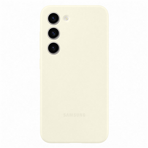 Samsung Silicone Cover, Galaxy S23, bēša - Apvalks viedtālrunim EF-PS911TUEGWW