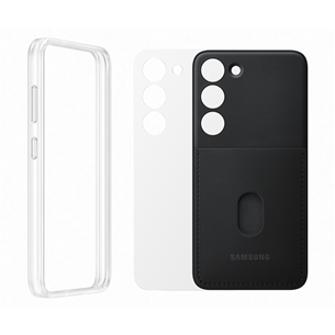 Samsung Frame cover, Galaxy S23, melna - Apvalks viedtālrunim