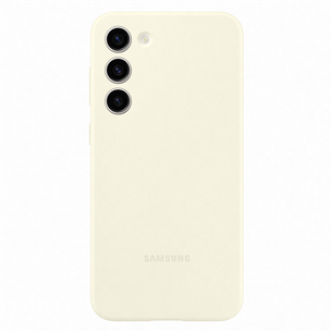 Samsung Galaxy S23+ Silicone Case, bēša - Apvalks viedtālrunim EF-PS916TUEGWW