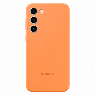 Samsung Galaxy S23+ Silicone Case, oranža - Apvalks viedtālrunim