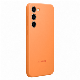 Samsung Galaxy S23+ Silicone Case, oranža - Apvalks viedtālrunim