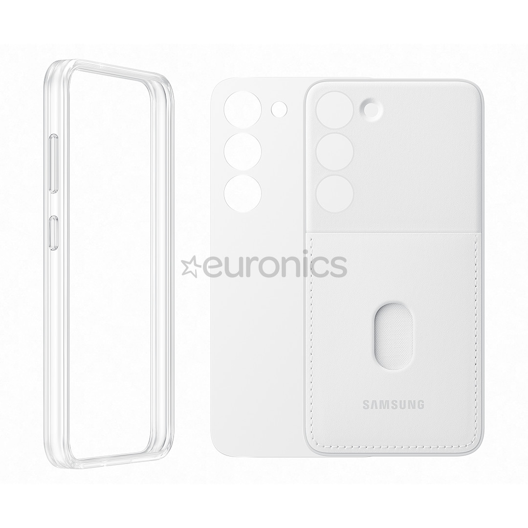 Samsung Frame cover, Galaxy S23, white - Smart phone case