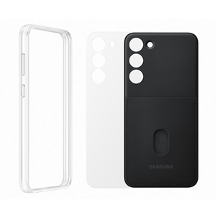 Samsung Galaxy S23+ Frame Case, melna - Apvalks viedtālrunim