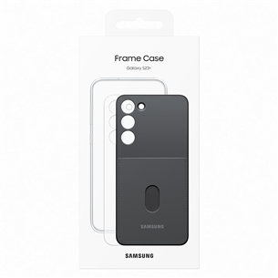 Samsung Galaxy S23+ Frame Case, melna - Apvalks viedtālrunim