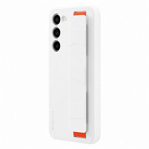 Samsung Galaxy S23+ Silicone Grip Case, balta - Apvalks viedtālrunim