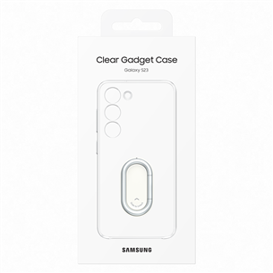 Samsung Galaxy S23 Clear Gadget Case, caurspīdīga - Apvalks viedtālrunim