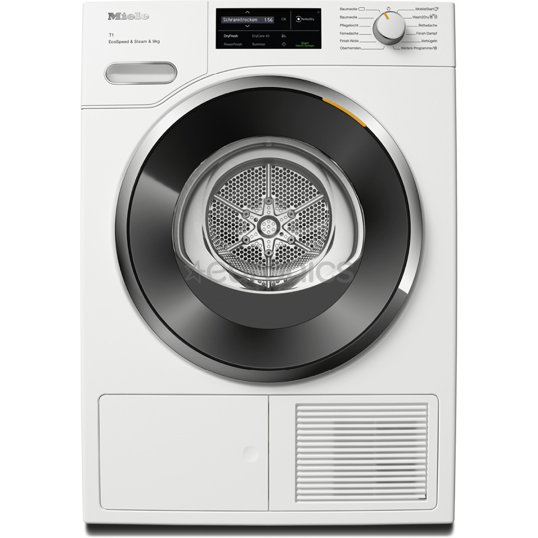 Miele EcoSpeed & Steam, 9 kg, dziļums 64.3 cm - Veļas žāvētājs