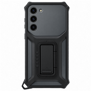 Samsung Galaxy S23+ Rugged Gadget Case, melna - Apvalks viedtālrunim