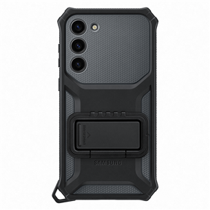 Samsung Galaxy S23+ Rugged Gadget Case, melna - Apvalks viedtālrunim