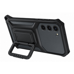 Samsung Galaxy S23+ Rugged Gadget Case, melna - Apvalks viedtālrunim