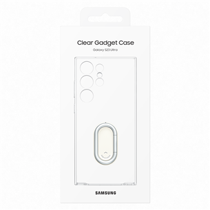 Samsung Galaxy S23 Ultra Clear Gadget Case, caurspīdīga - Apvalks viedtālrunim