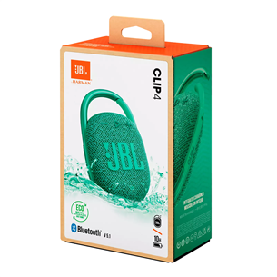 JBL Clip 4 Eco, green - Portable Wireless Speaker