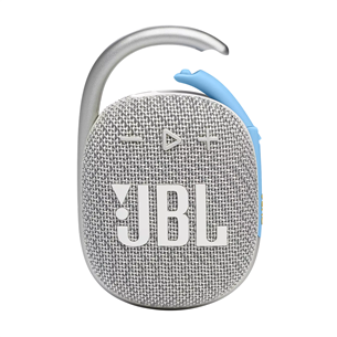 JBL Clip 4 Eco, white - Portable Wireless Speaker