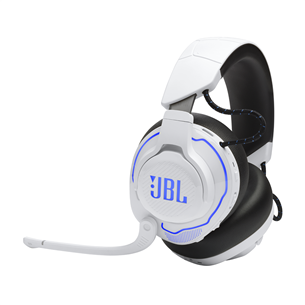 JBL Quantum 910P Console Wireless, balta - Bezvadu austiņas ar mikrofonu