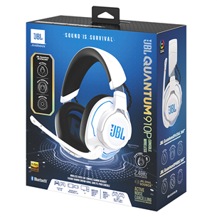 JBL Quantum 910P Console Wireless, white - Wireless gaming headset