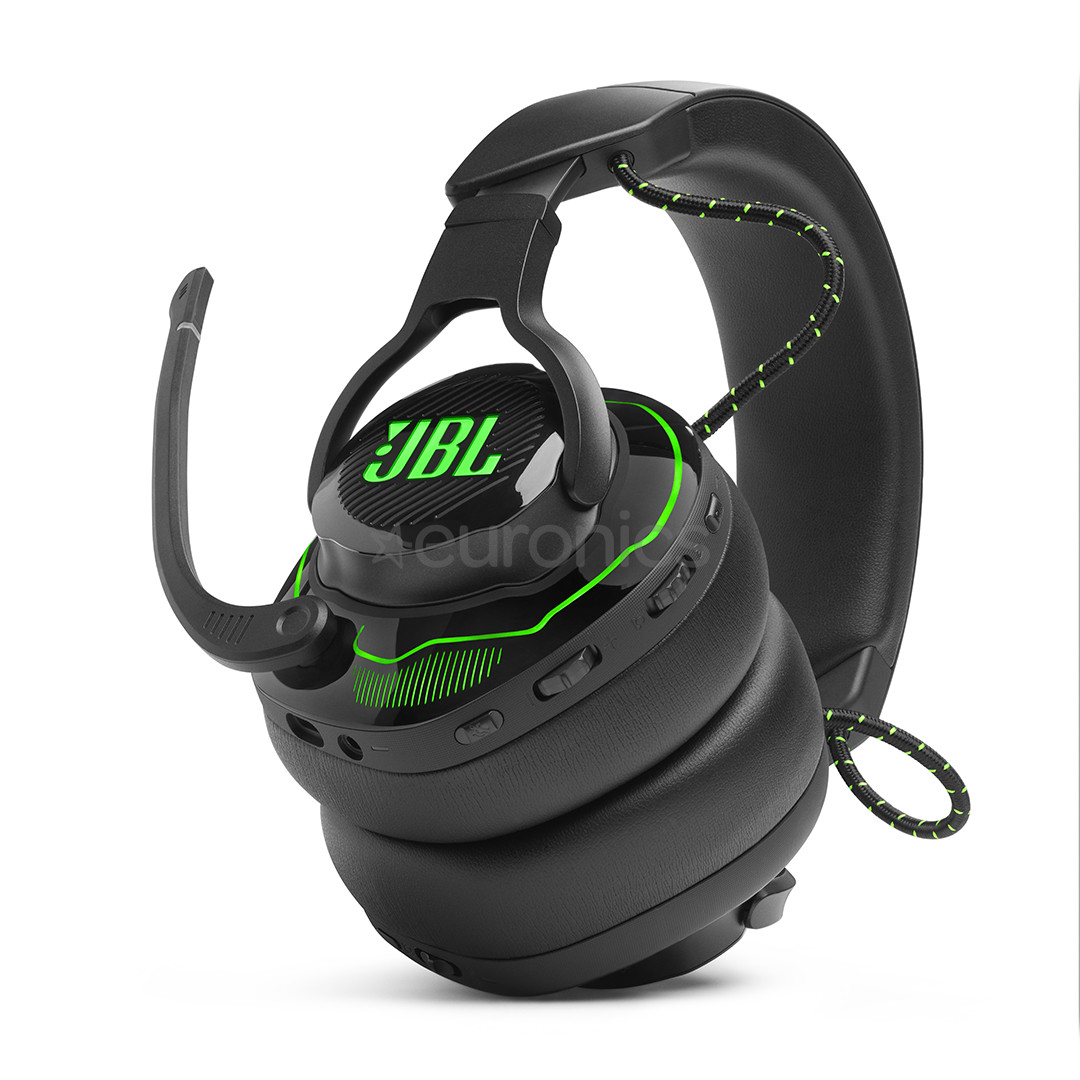 JBL Quantum 910X Console Wireless, black/green - Wireless gaming headset