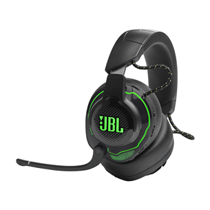 JBL Quantum 910X Console Wireless, melna/zaļa - Bezvadu austiņas ar mikrofonu