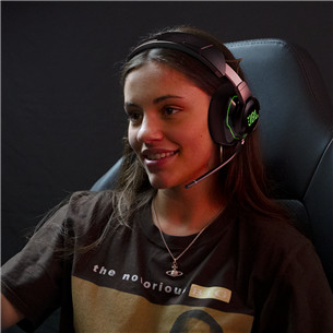 JBL Quantum 910X Console Wireless, black/green - Wireless gaming headset