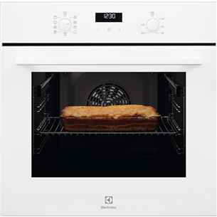 Electrolux SuroundCook 600, catalytic cleaning, 65 L, white - Built-in oven