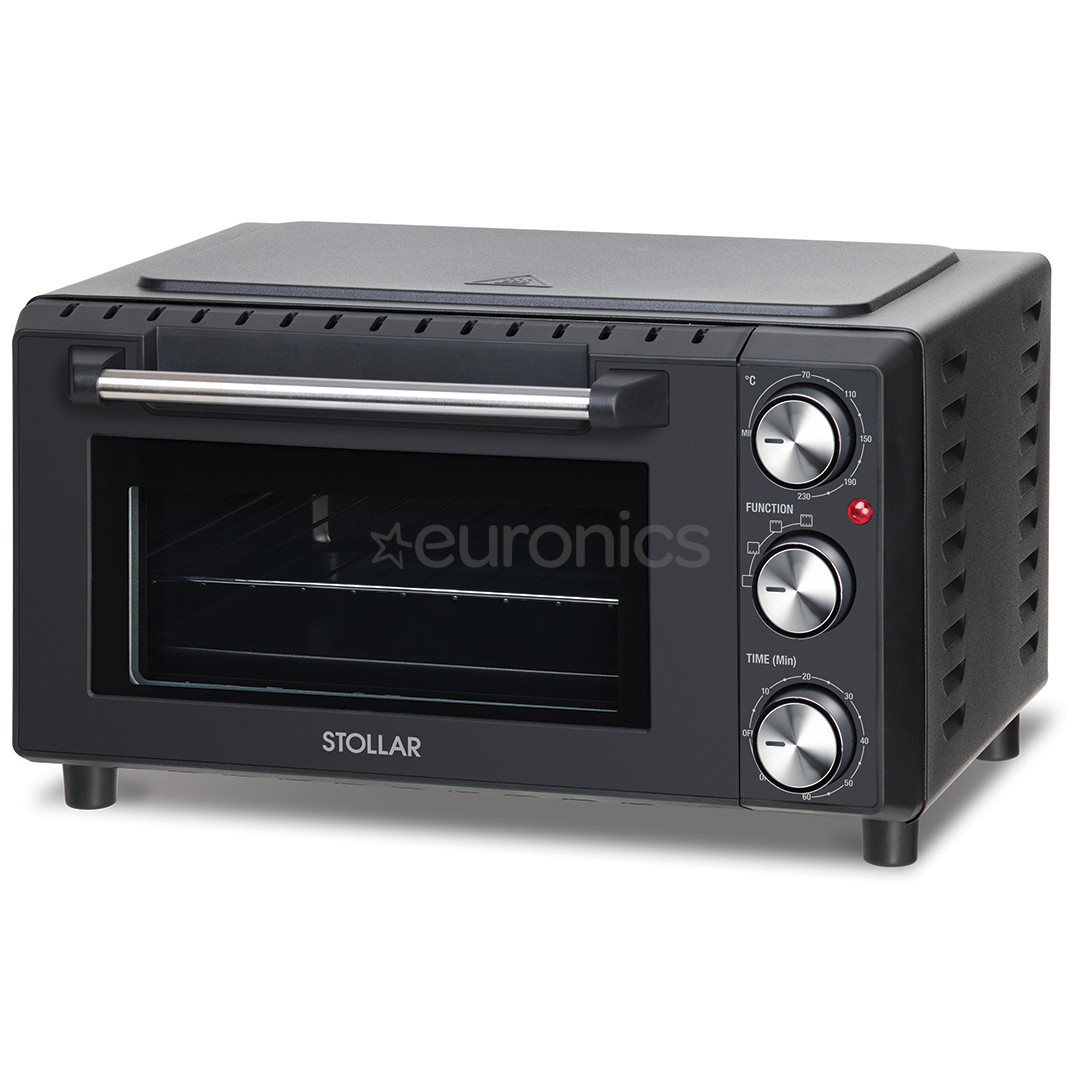 Stollar the Mini Oven, 13 L, 1000 W, melna - Mini krāsniņa