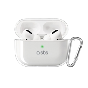 SBS, Apple AirPods Pro/Pro 2, silikons, caurspīdīga - Apvalks