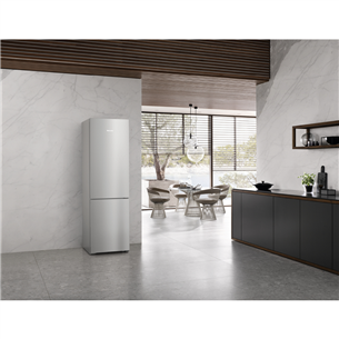 Miele, NoFrost, 371 L, 202 cm, stainless steel - Refrigerator